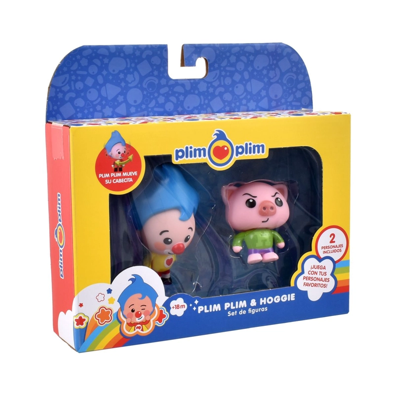 SET 2 FIGURAS PLIM PLIM – PLIM PLIM Y HOGGIE - 5