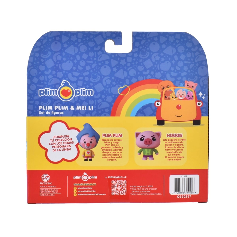 SET 2 FIGURAS PLIM PLIM – PLIM PLIM Y HOGGIE - 6