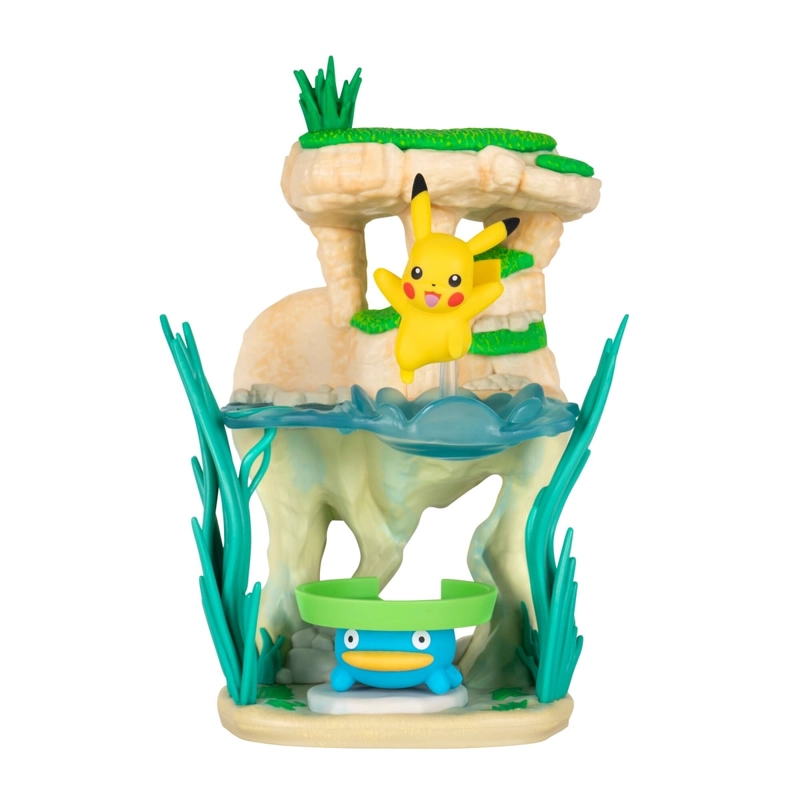 POKE MON FIGURA SELECT 15 CM ENVIRONMENT - LOTAD + PIKACHU - 1