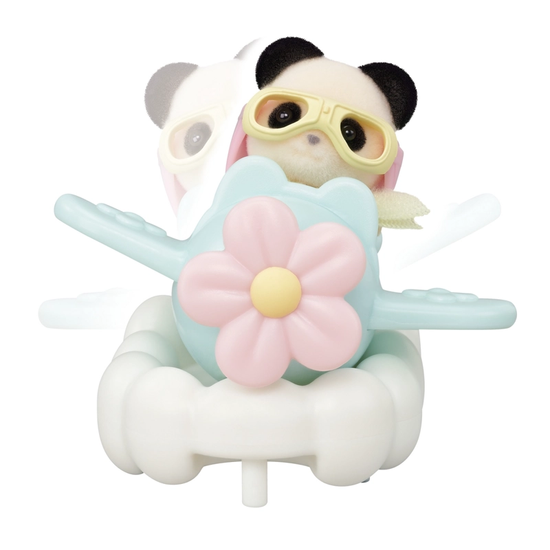 CREME Y ERIN EN TREN Y AVION SYLVANIAN FAMILIES - 3