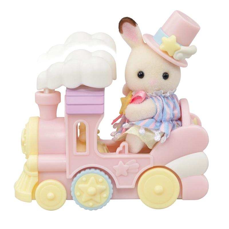 CREME Y ERIN EN TREN Y AVION SYLVANIAN FAMILIES - 4