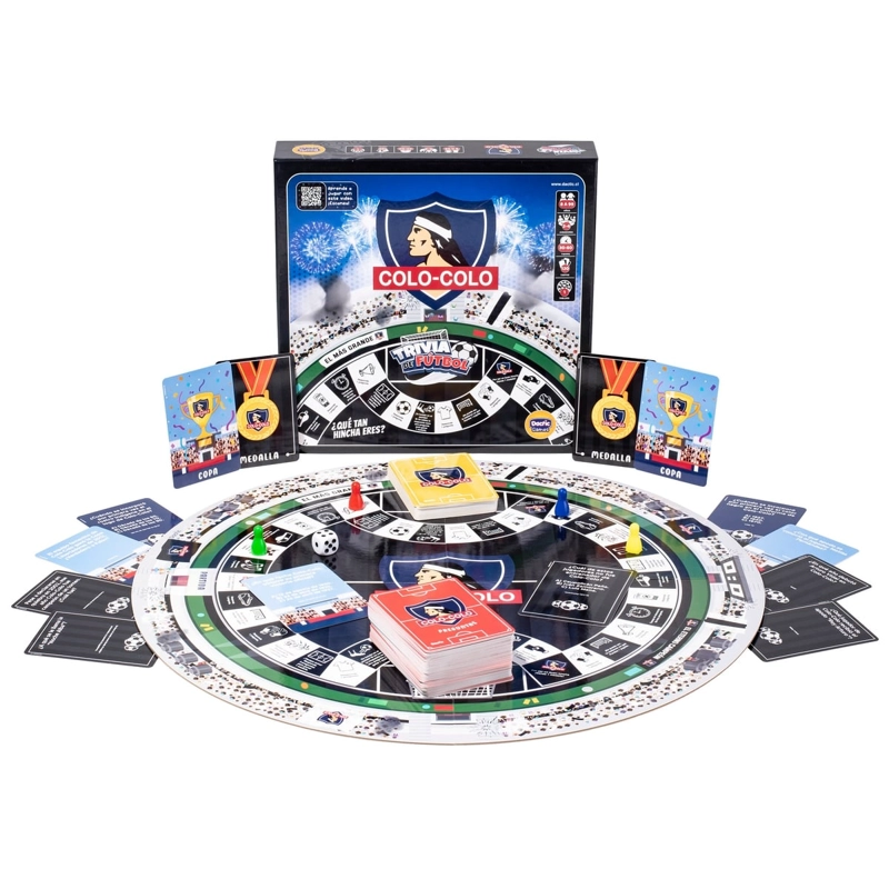 JUEGO DE MESA TRIVIA DE FUTBOL COLO-COLO DACTIC - 1