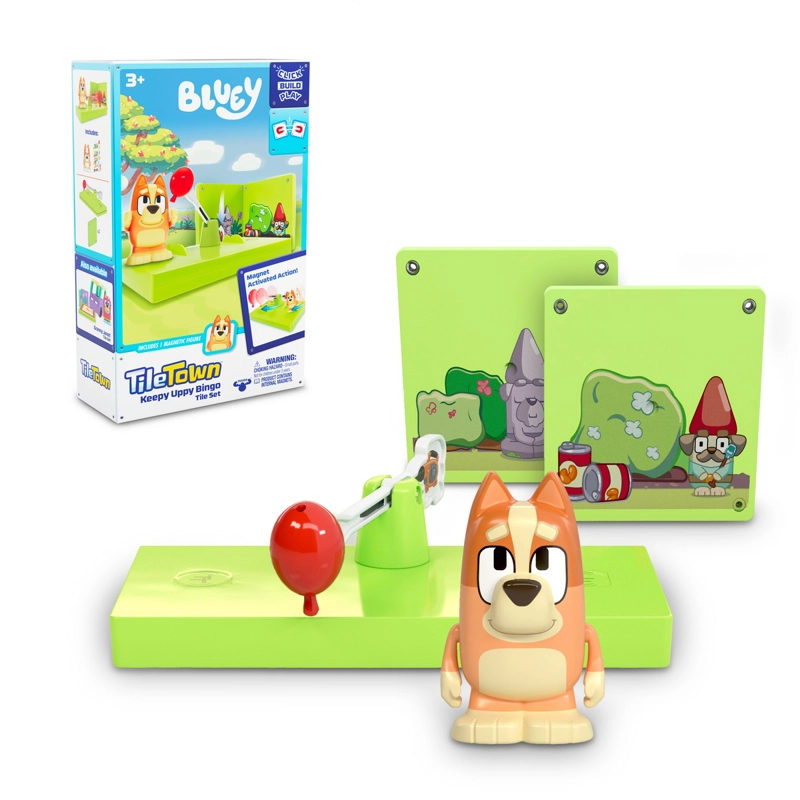BLOQUES CONSTRUCCION MAGNE TICOS BLUEY TILE TOWN-KEEPY BINGO - 1