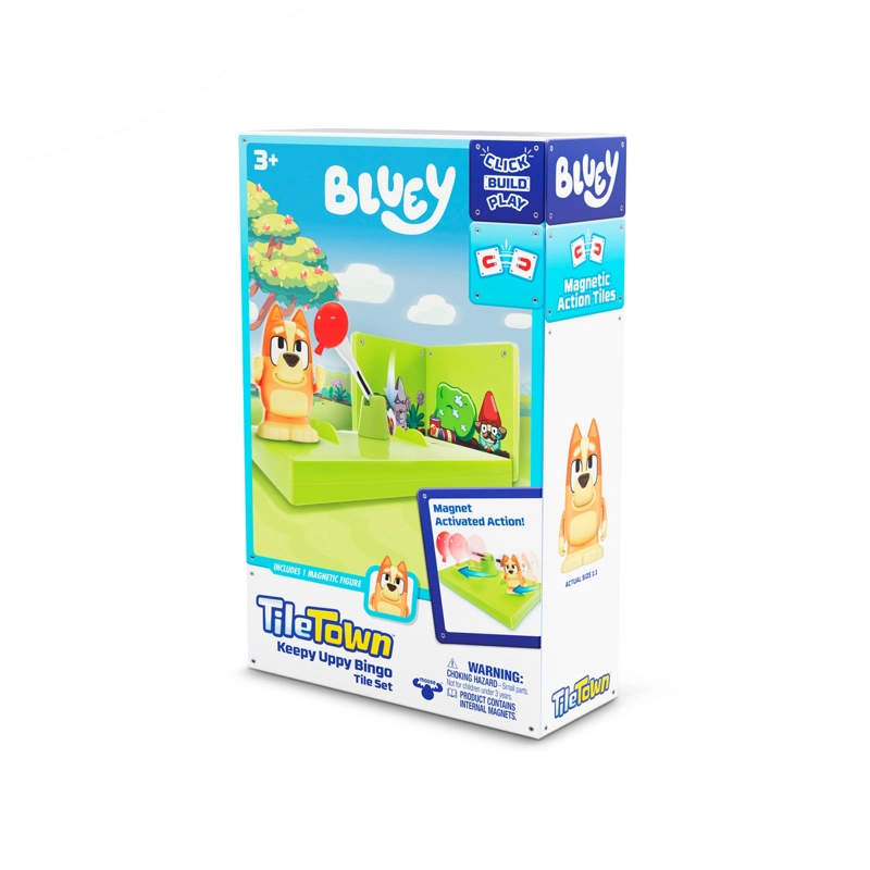 BLOQUES CONSTRUCCION MAGNE TICOS BLUEY TILE TOWN-KEEPY BINGO - 2
