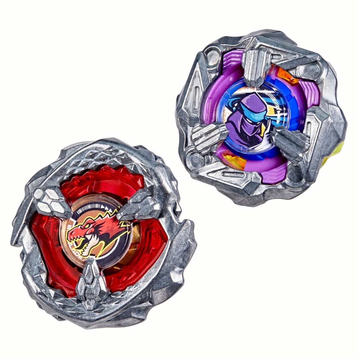 BEYBLADE DUAL PACK X-BEAT TYRANNO 4-70Q-KNIFE SHINOBI 4-80HN - 1