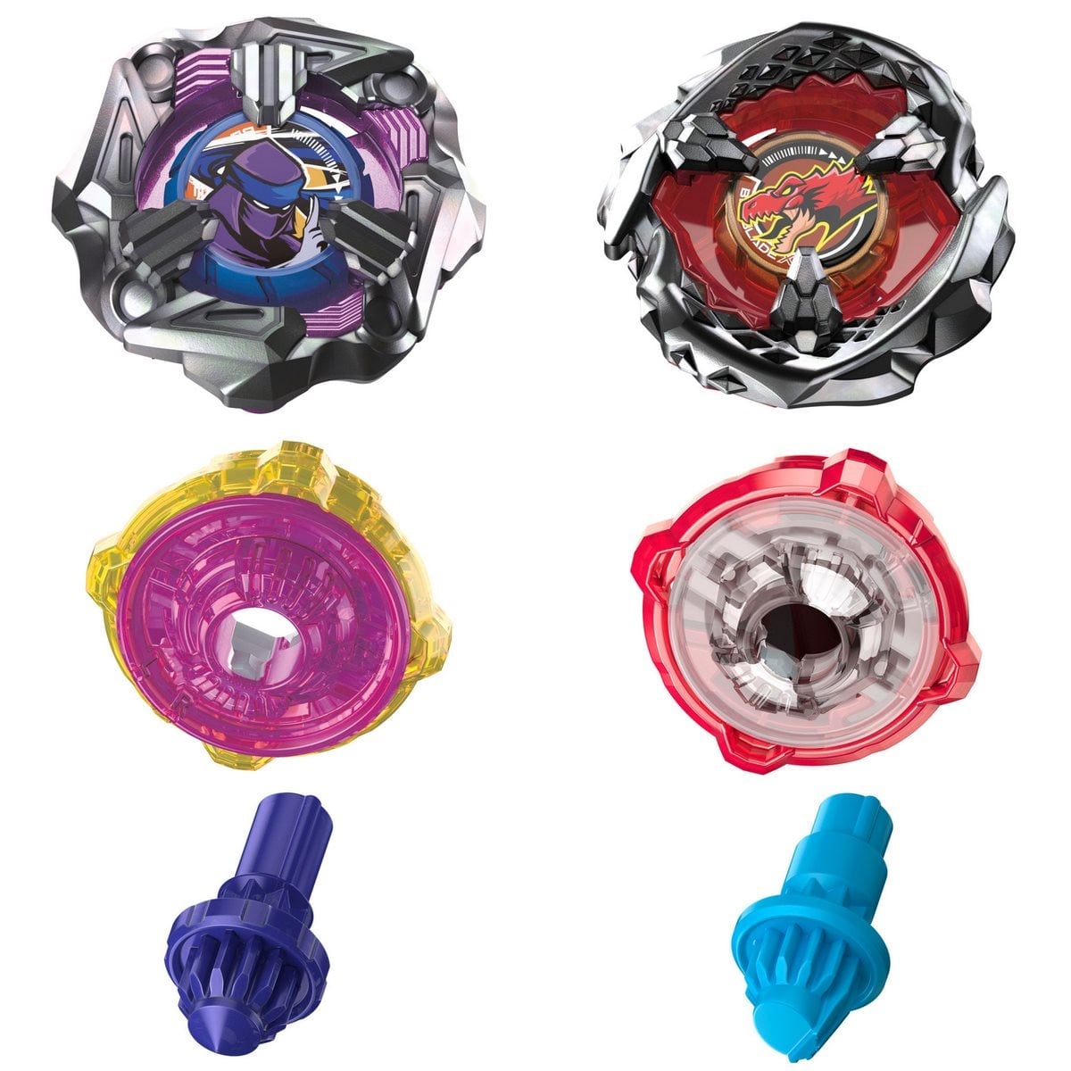 BEYBLADE DUAL PACK X-BEAT TYRANNO 4-70Q-KNIFE SHINOBI 4-80HN - 3