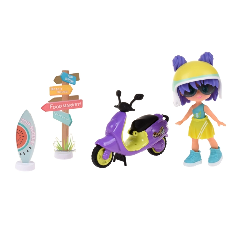 MUÑECA 11 CM Y MOTO PINYPON TOP - 1
