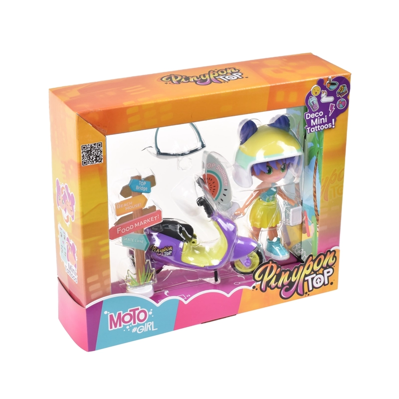 MUÑECA 11 CM Y MOTO PINYPON TOP - 5