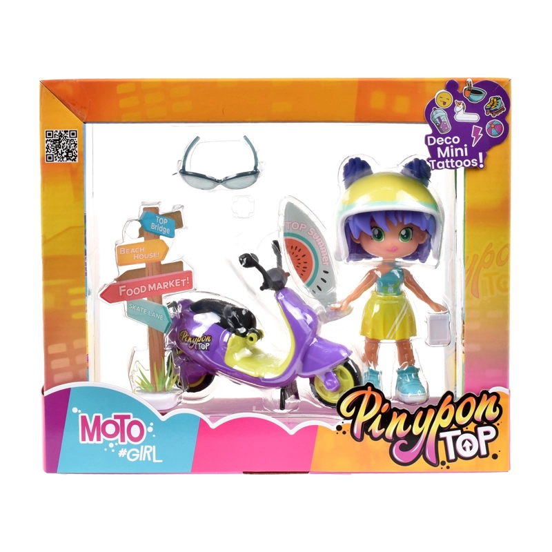 MUÑECA 11 CM Y MOTO PINYPON TOP - 7