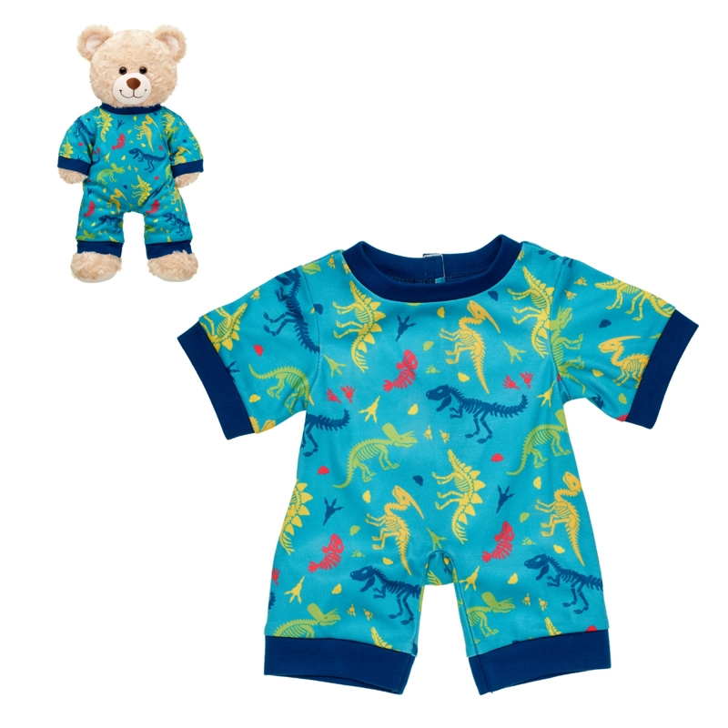 PIJAMA AZUL DINO BUILD-A-BEAR - 1