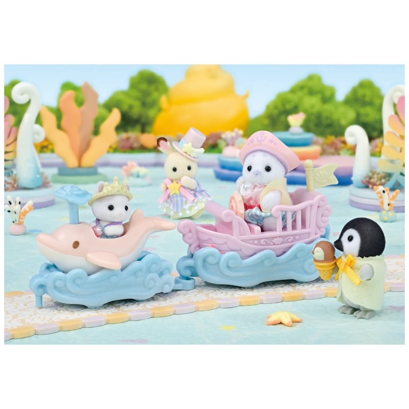 PUFF Y CARA SURCAN LAS OLAS SYLVANIAN FAMILIES - 6