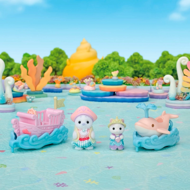 PUFF Y CARA SURCAN LAS OLAS SYLVANIAN FAMILIES - 7