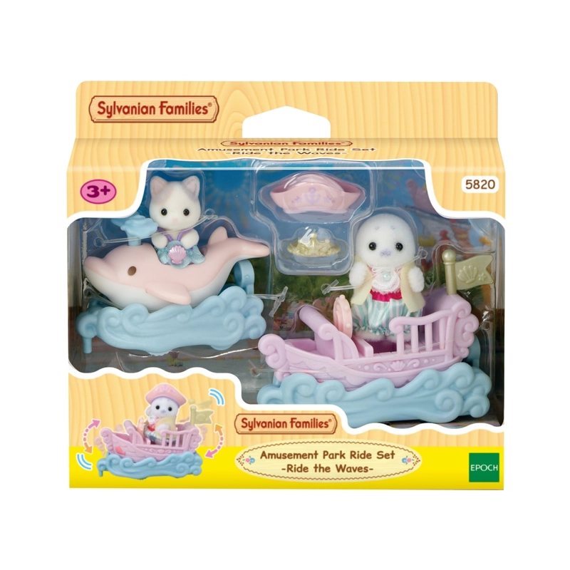 PUFF Y CARA SURCAN LAS OLAS SYLVANIAN FAMILIES - 8