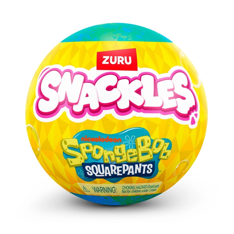 PELUCHE SNACKLES DE 12 CMS BOB ESPONJA DE ZURU - 8