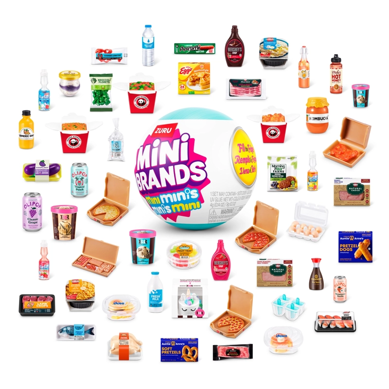 BOLA MINI BRANDS CON 5 SORPRESAS FILL THE FRIDGE - 5