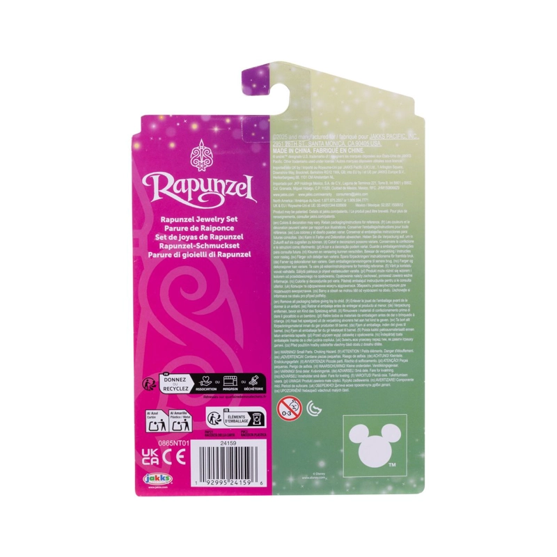 SET DE COLLAR Y AROS PRINCESAS DE DISNEY - RAPUNZEL - 4