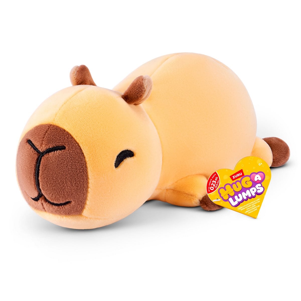PELUCHE BLANDITO HUG A LUMPS DE ZURU - CONNIE LA CAPIBARA - 1
