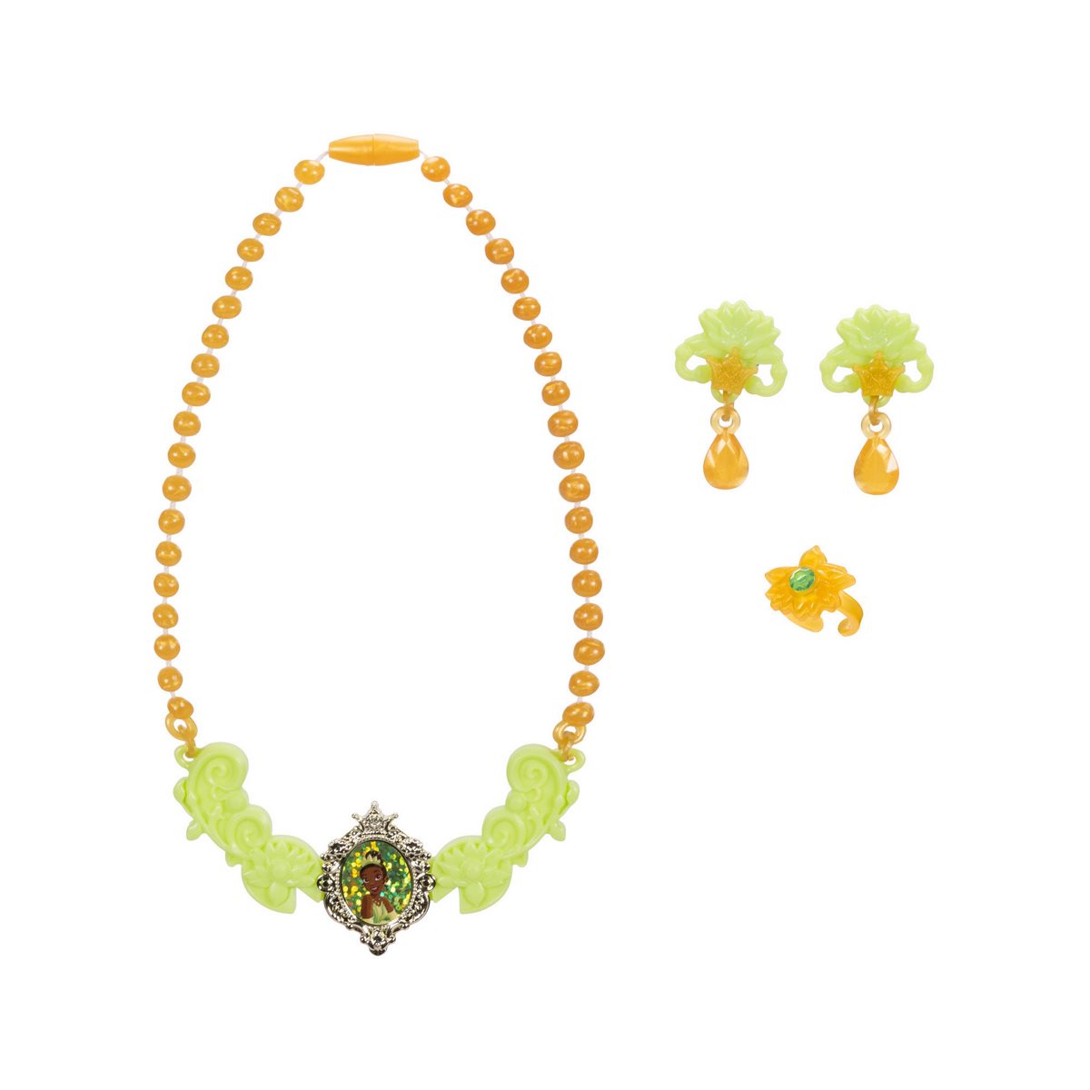 SET DE COLLAR Y AROS PRINCESAS DE DISNEY - TIANA - 1
