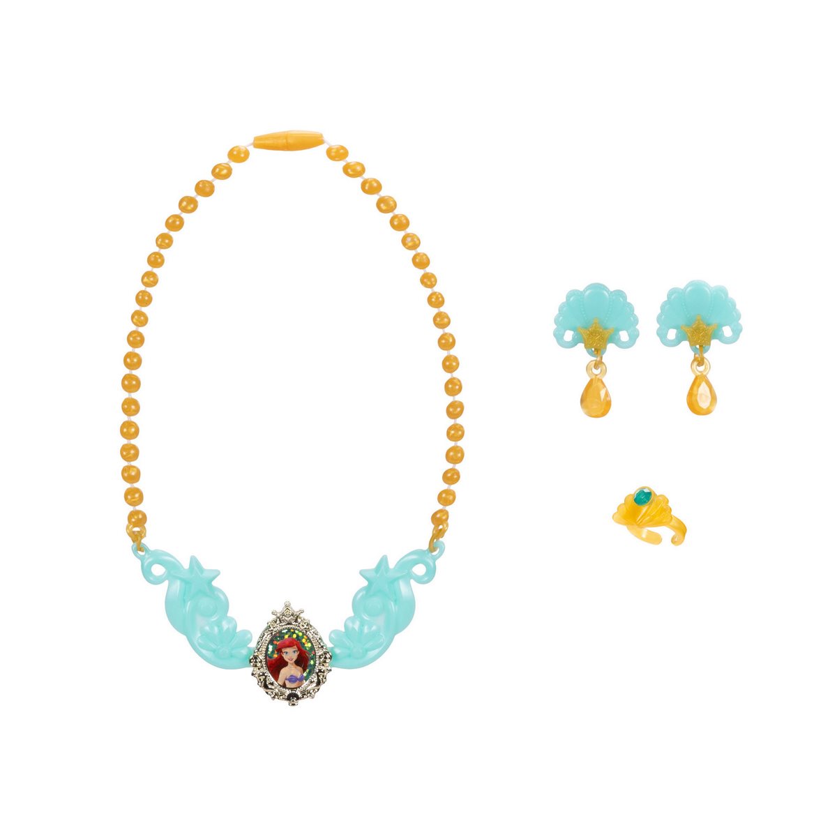 SET DE COLLAR Y AROS PRINCESAS DE DISNEY - ARIEL - 1