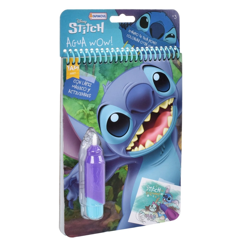 LIBRO ACTIVIDADES PARA PINTAR CON AGUA - STITCH - 2