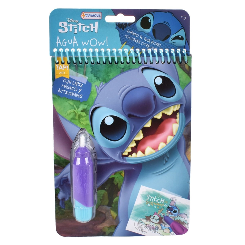 LIBRO ACTIVIDADES PARA PINTAR CON AGUA - STITCH - 3