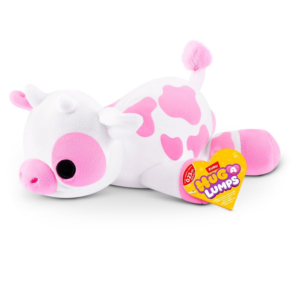 PELUCHE BLANDITO HUG A LUMPS DE ZURU - CLOVER LA VACA - 1