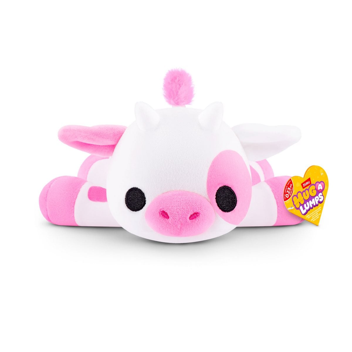 PELUCHE BLANDITO HUG A LUMPS DE ZURU - CLOVER LA VACA - 3