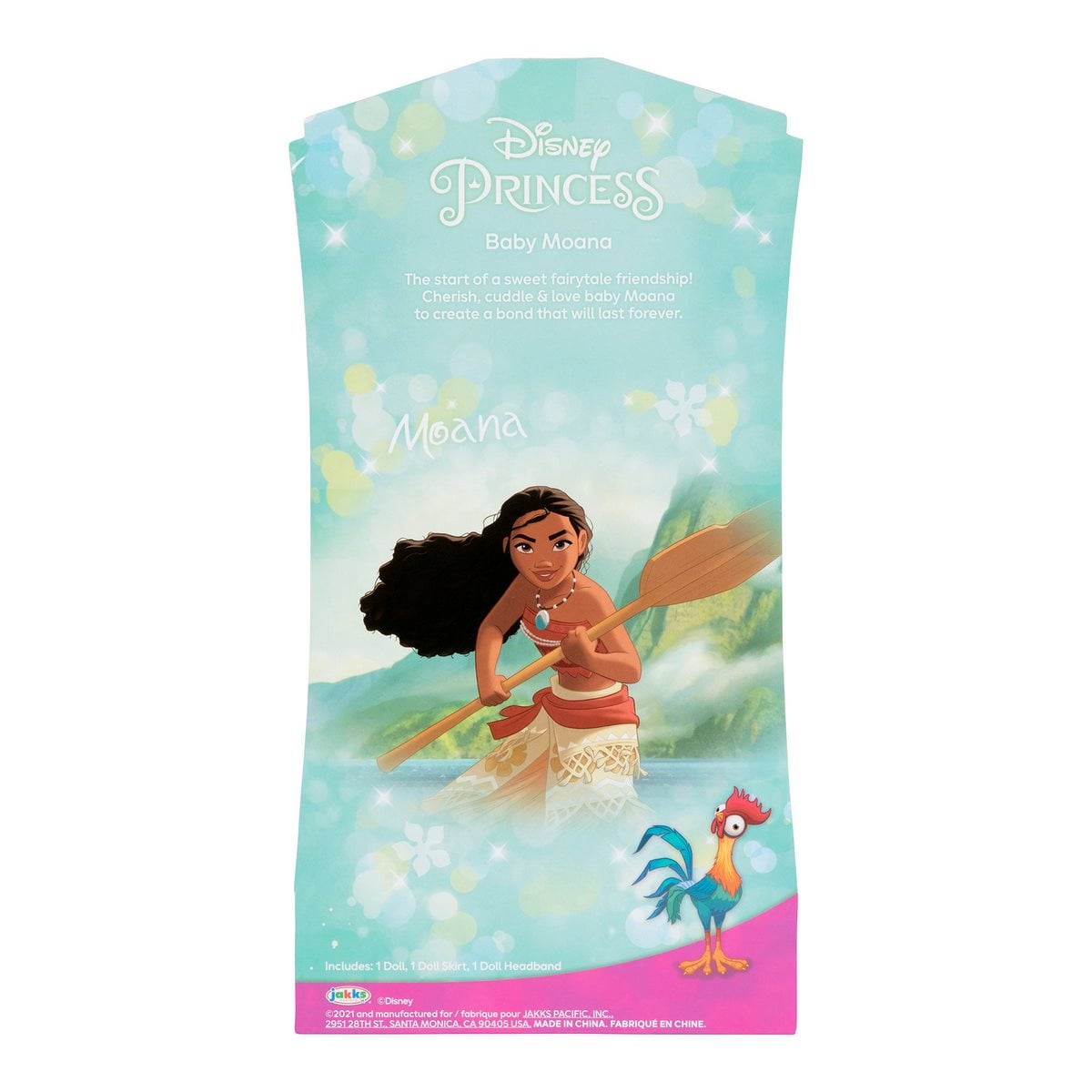 MUÑECA BEBE  28 CM PRINCESAS DE DISNEY - MOANA - 4