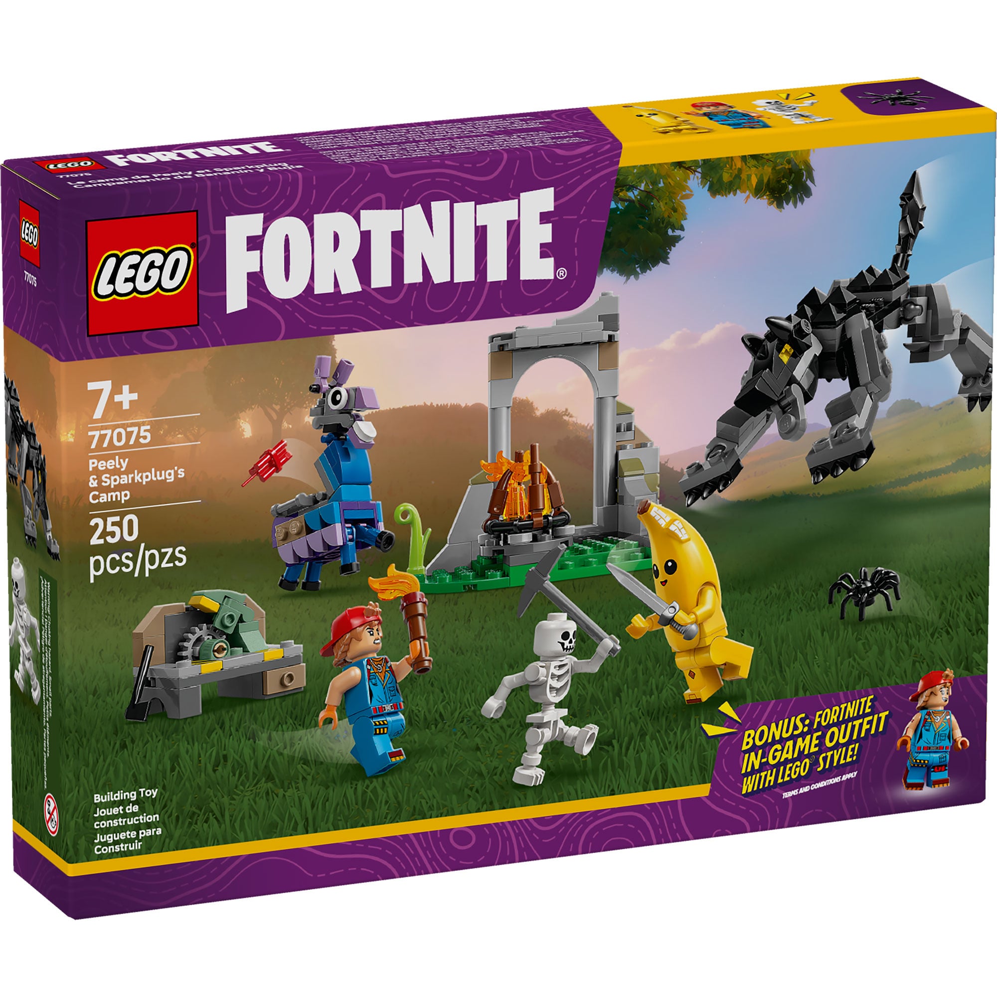 CAMPAMENTO DE BANANO Y BUJIA LEGO FORTNITE - 2