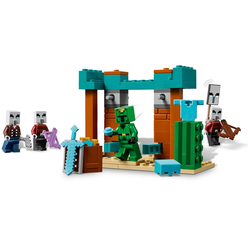 BLOQUES LEGO MINECRAFT PATRULLA DESIERTO 105 PIEZAS - 1