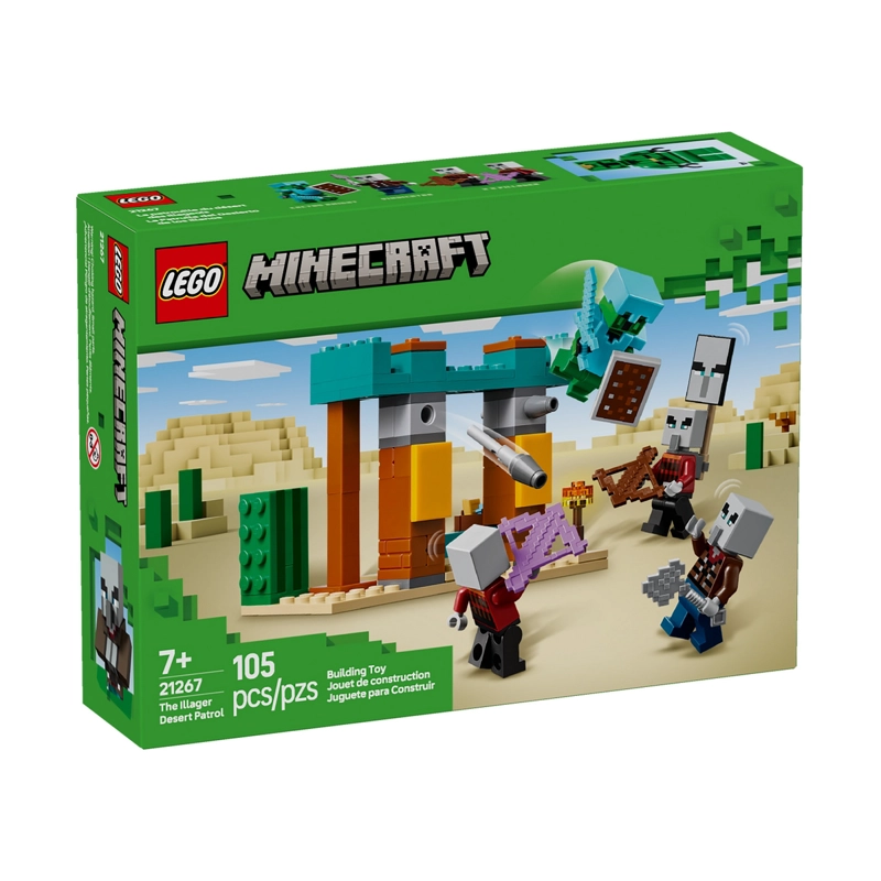 BLOQUES LEGO MINECRAFT PATRULLA DESIERTO 105 PIEZAS - 4