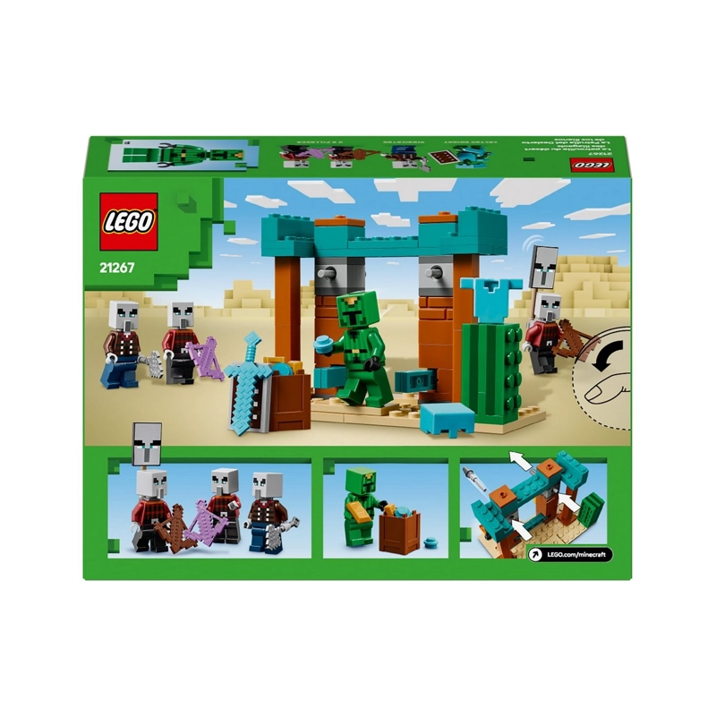 BLOQUES LEGO MINECRAFT PATRULLA DESIERTO 105 PIEZAS - 5