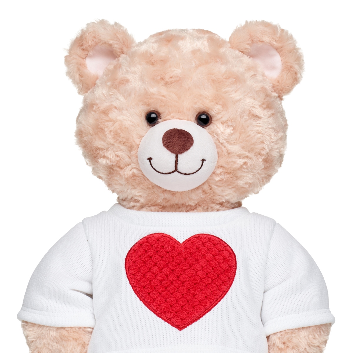 POLERON SHERPA BCO CORAZON ROJO BUILD-A-BEAR - 3