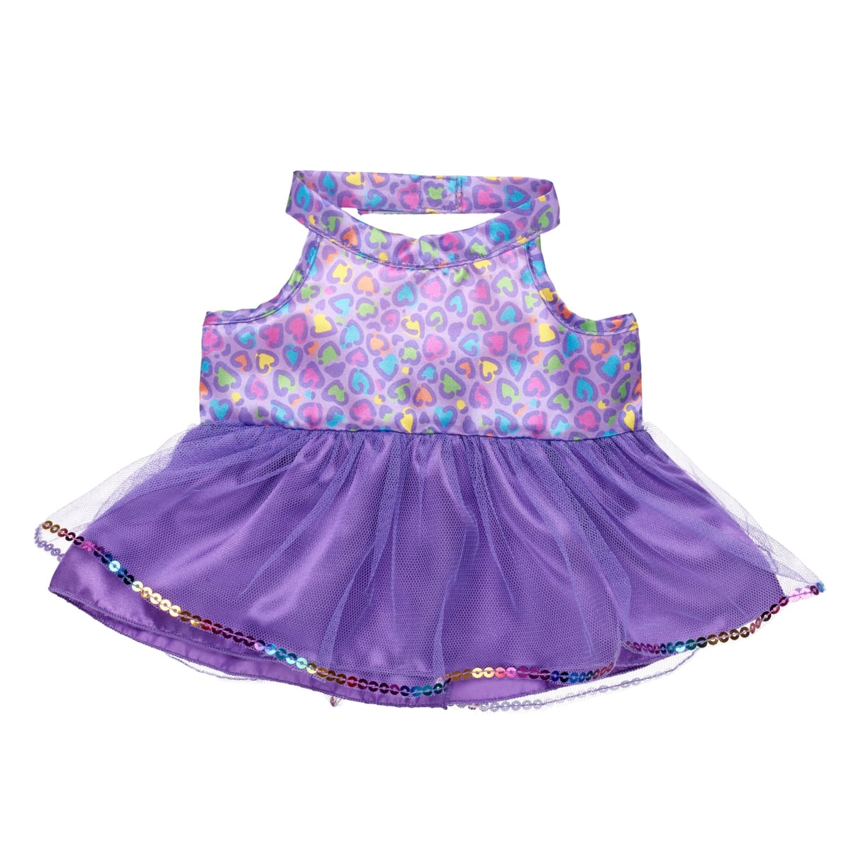 VESTIDO LEOPARDO ARCOIRIS TUL BUILD-A-BEAR - 2