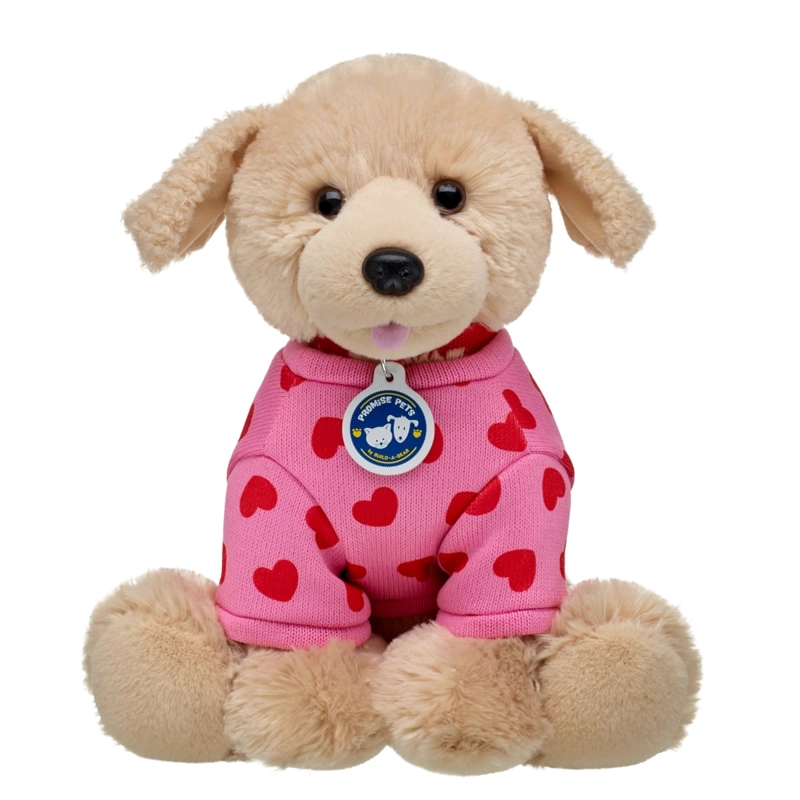 POLERON ROSA CORAZONES PP BUILD-A-BEAR - 3
