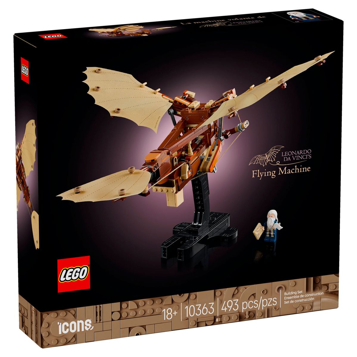 MAQUINA VOLADORA DE LEONARDO DA VINCI LEGO ICONS - 2