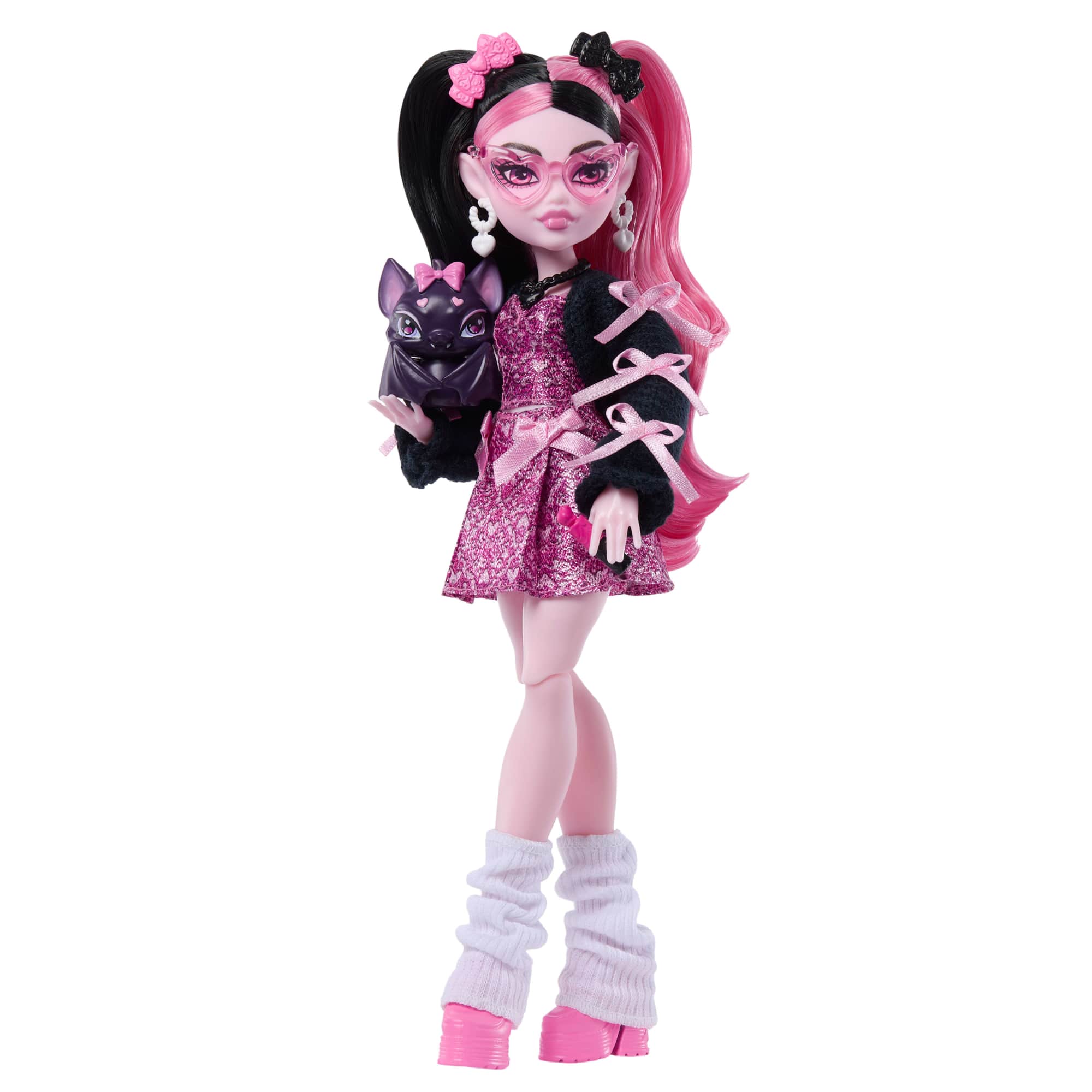 MONSTER HIGH MUÑECA DRACULAURA - 3 - CALCETINES BLANCOS - 3