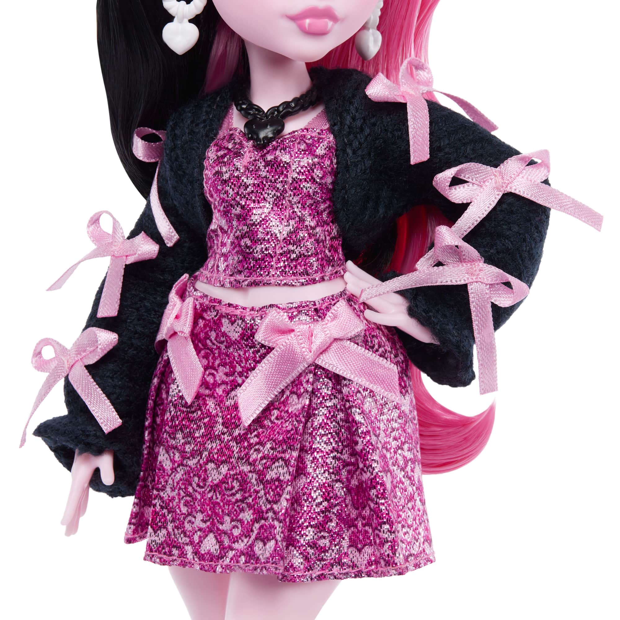 MONSTER HIGH MUÑECA DRACULAURA - 3 - CALCETINES BLANCOS - 5