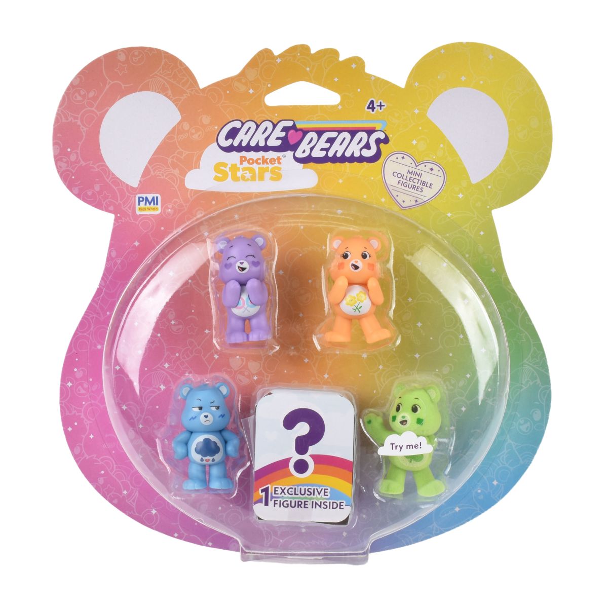SET 5 FIGURAS COLECCIONABLES 5 CM CARIÑOSITOS - SHARE BEAR - 2