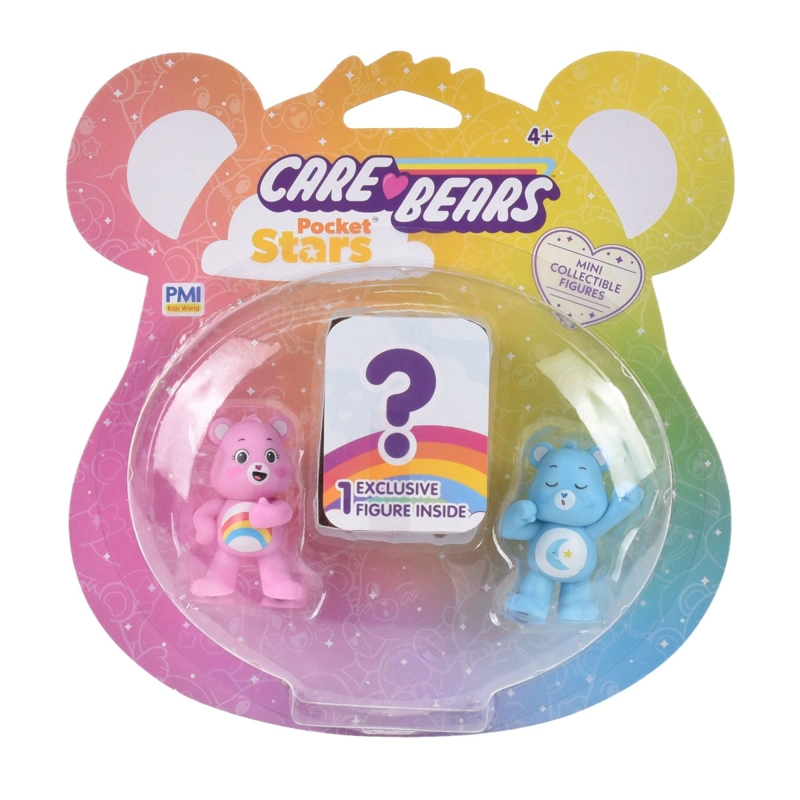 SET 3 FIGURAS COLECCIONABLES 5 CM CARIÑOSITOS - CHEER BEAR - 3