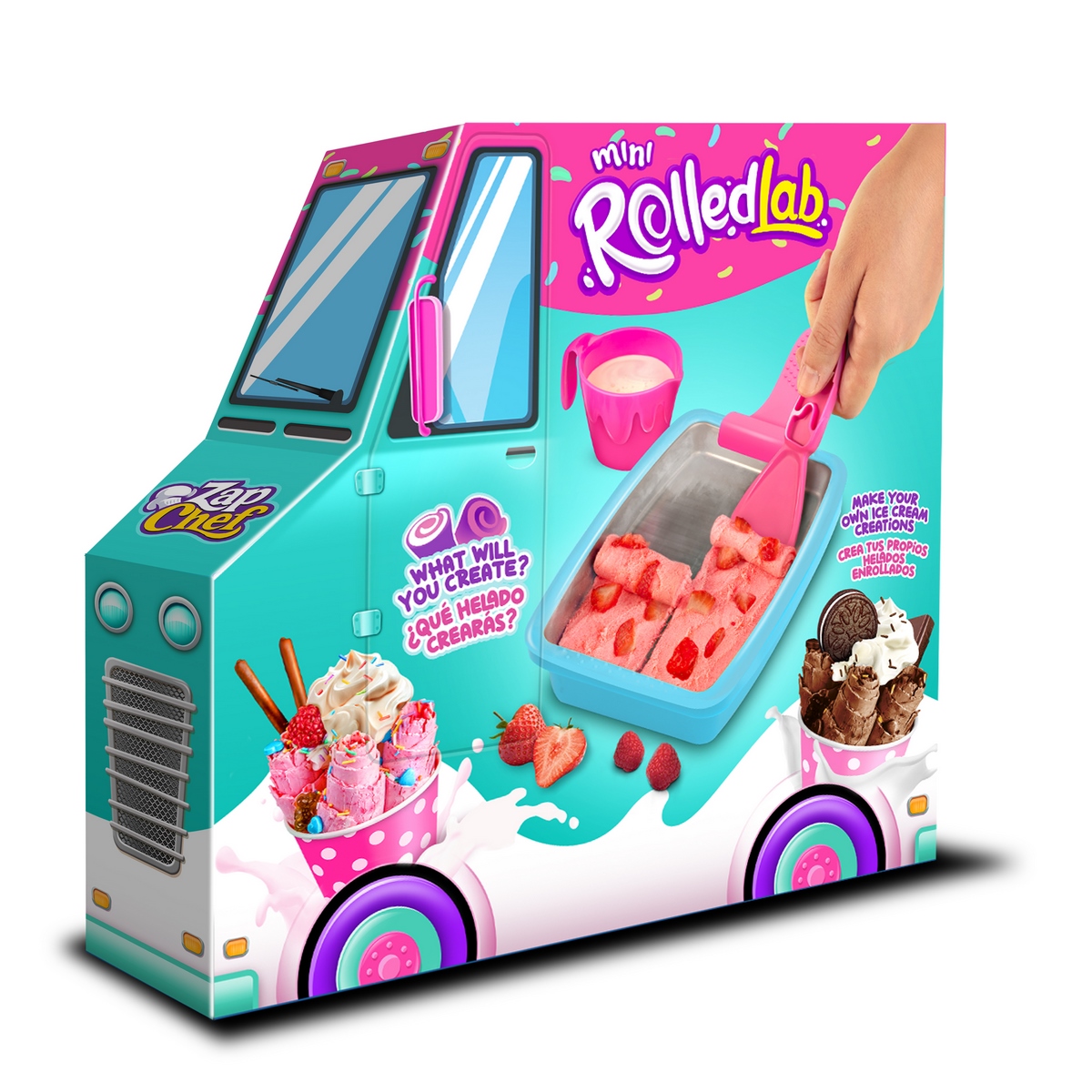 CREACION HELADOS LABORATORIO MINI ROLLER ZAP CHEF - 4