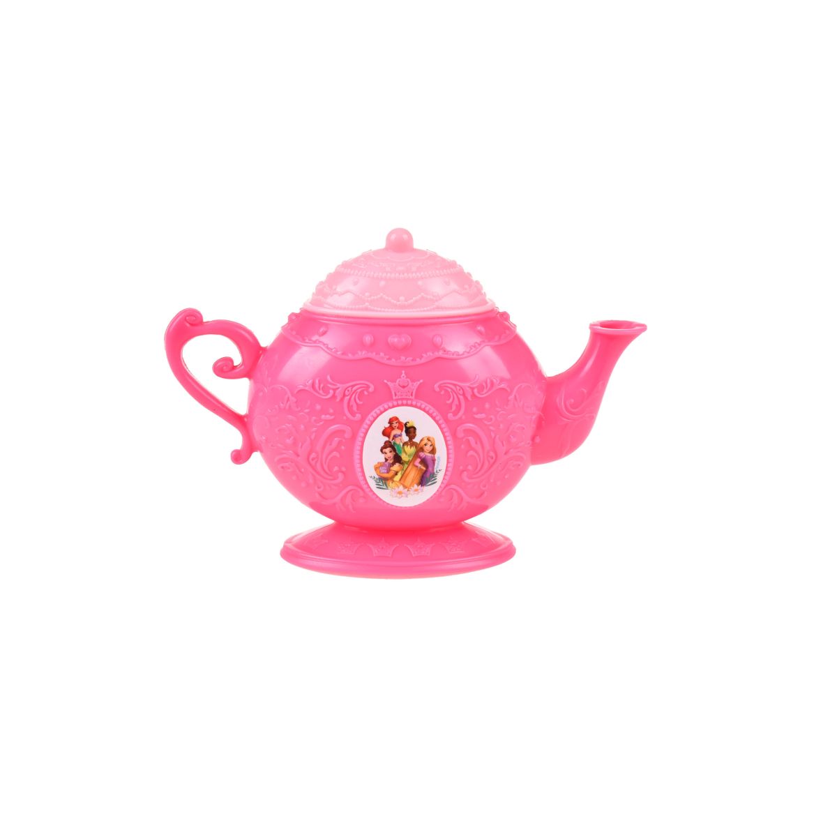 MINI SET DE TE  CON CUCHARAS - PRINCESAS TETERA ROSA OSCURO - 2