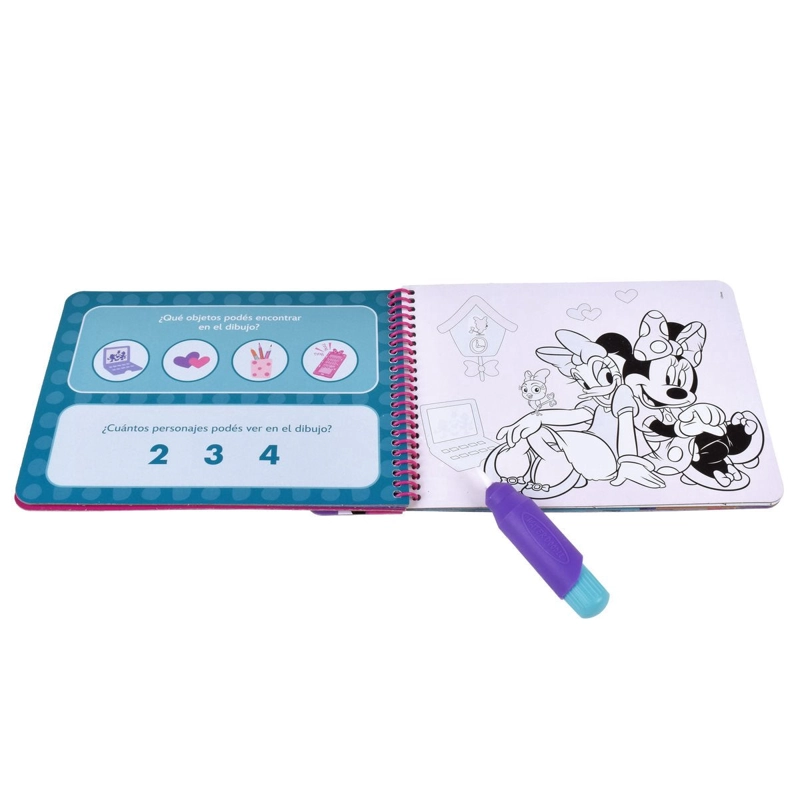 LIBRO ACTIVIDADES PARA PINTAR CON AGUA - MINNIE - 1