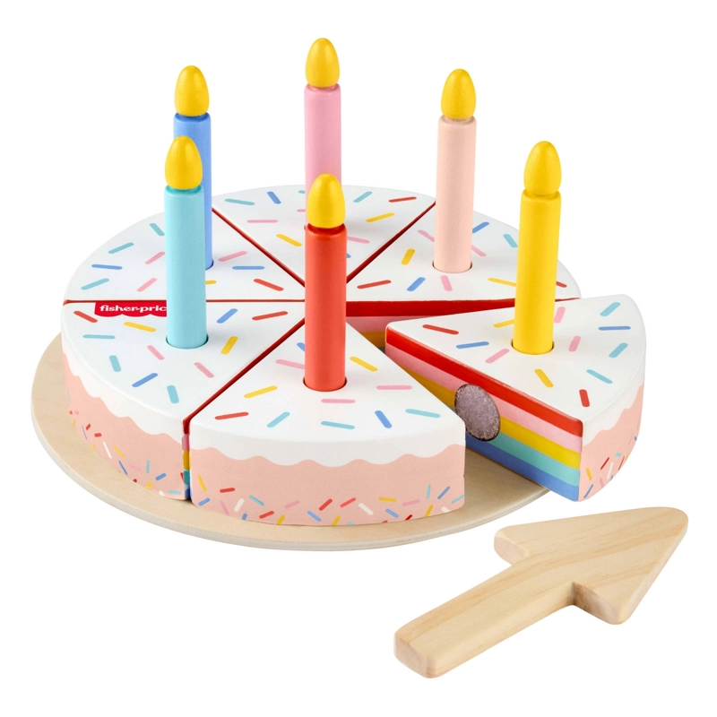 FISHER-PRICE JUGUETE PARA BEBE S PASTEL CUMPLEAÑOS DE MADERA - 2
