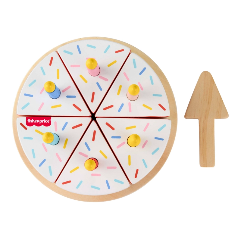 FISHER-PRICE JUGUETE PARA BEBE S PASTEL CUMPLEAÑOS DE MADERA - 5