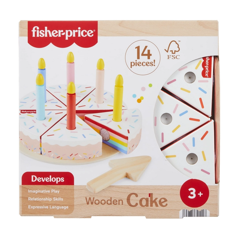 FISHER-PRICE JUGUETE PARA BEBE S PASTEL CUMPLEAÑOS DE MADERA - 7