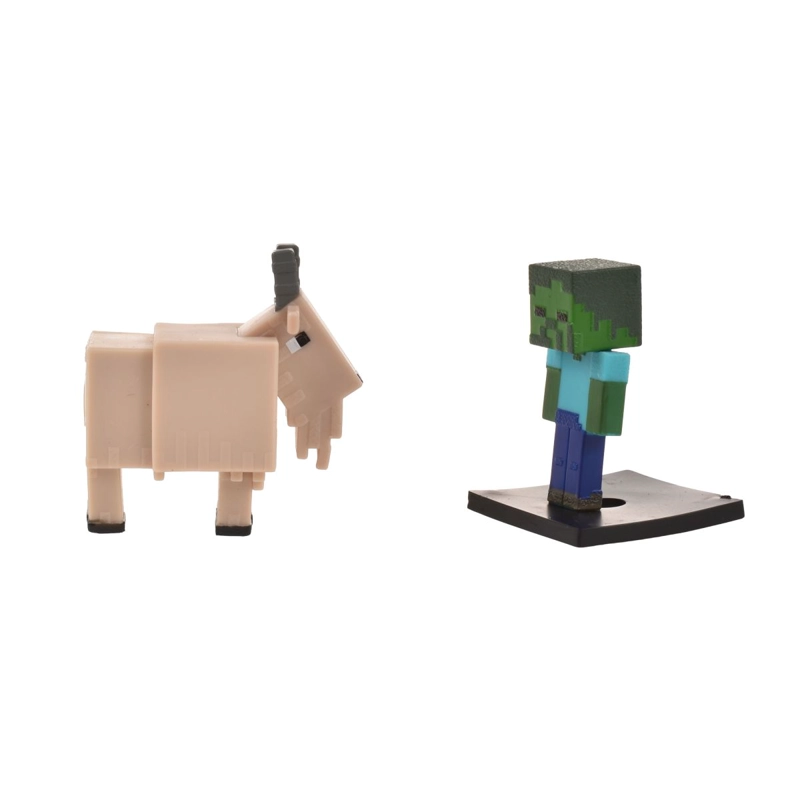 SET 2 FIGURAS 6 CMS TOPPEEZ MINECRAFT - CABRA - 2