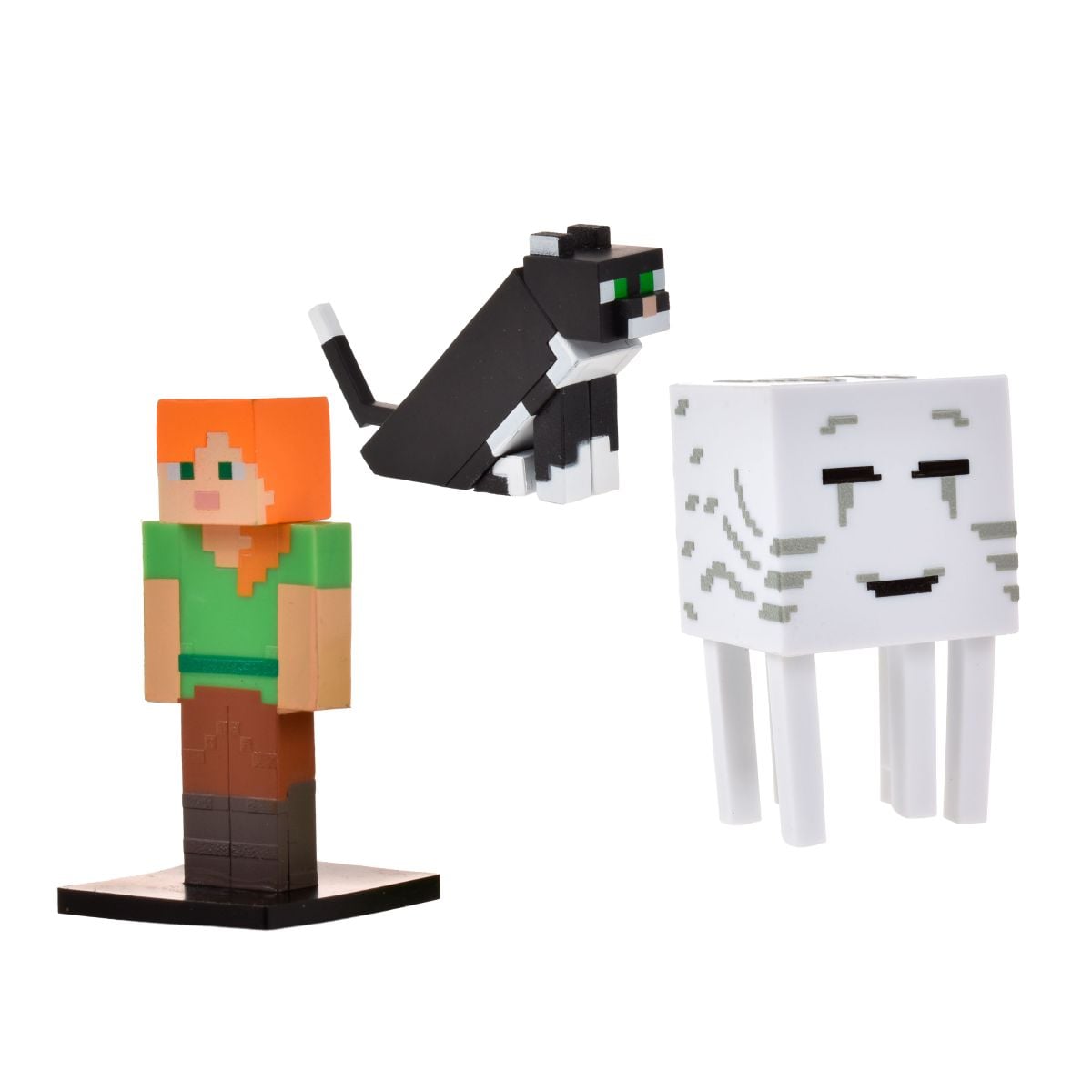 SET 3 FIGURAS 6 CMS TOPPEEZ MINECRAFT - ALEX - 2