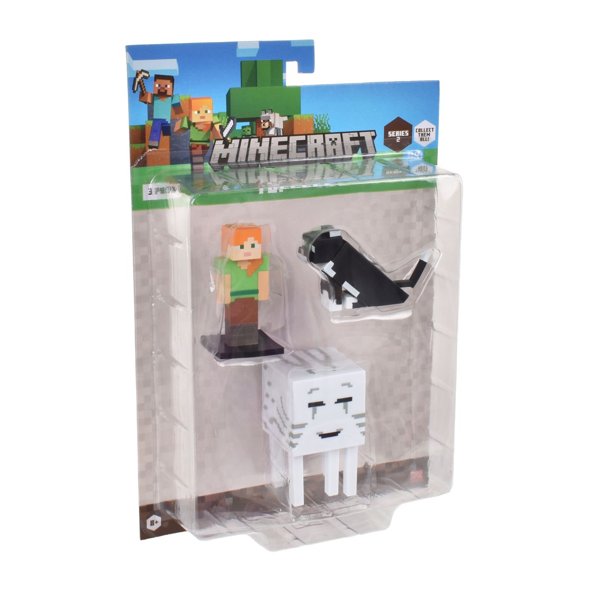 SET 3 FIGURAS 6 CMS TOPPEEZ MINECRAFT - ALEX - 4
