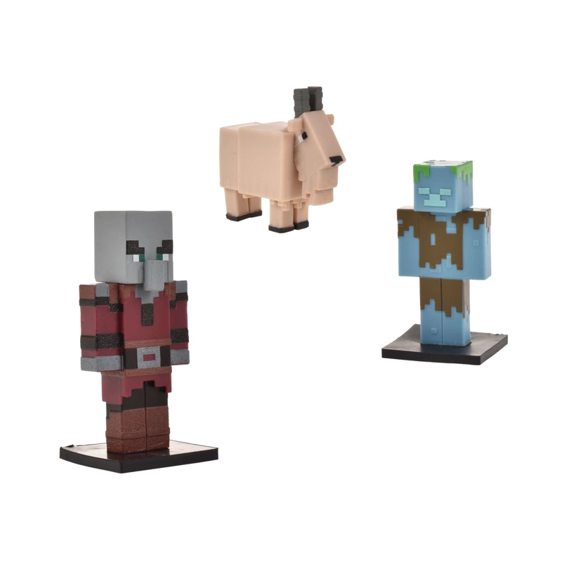 SET 3 FIGURAS 6 CMS TOPPEEZ MINECRAFT - SAQUEADOR - 1